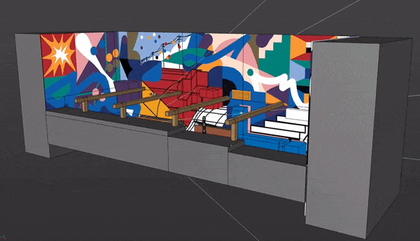 Bolt Coffee Mural — 1