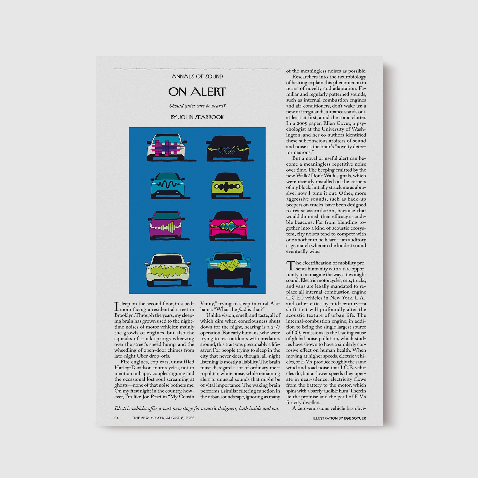 The New Yorker EV Acoustics — 1